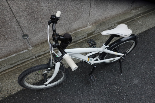 中古キッズ・子供用自転車　ブリヂストンサイクル　レベナ１８インチ　ホワイト　軽量７・９キロ