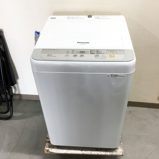 中古☆Panasonic 洗濯機 2017年製 5.0K