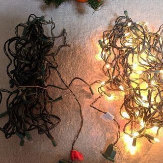 Ｂ：50球 電飾ライト（難あり）クリスマスツリー、イルミネーショ...