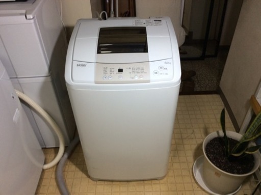 ハイアール全自動洗濯機(６.0kg)