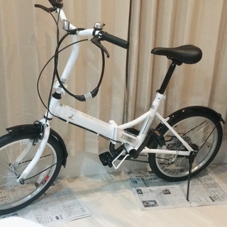 ◼️【中古品】DCMホーマック 折り畳み自転車 6段階切り替え付き