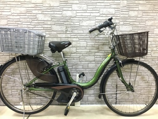 新春SALE 東京23区配達無料  新基準  ヤマハ パスナチュラ 8.1Ah リチウム 電動自転車 中古 ■26インチ