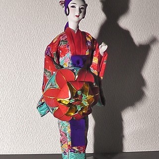 【500円】琉球人形◆美人さんです♪