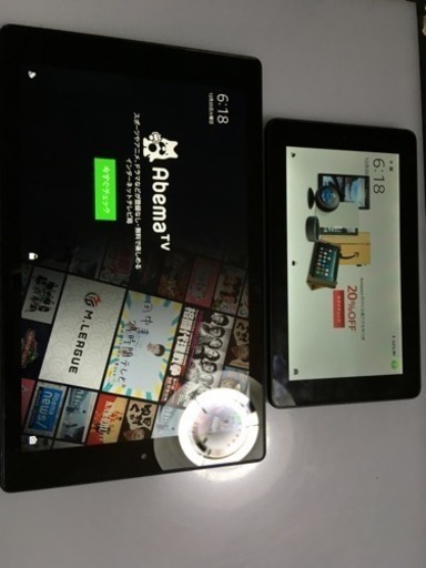 kindle Fire 7とkindle  Fire10HD