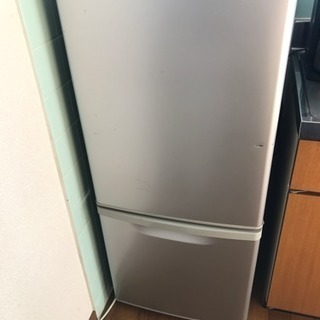 冷蔵庫譲ります。パナソニック製 2ドア冷蔵庫 NR-B141W
