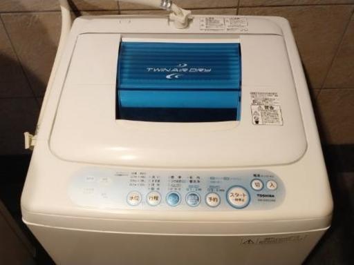 近隣配送無料☆美品☆東芝 TOSHIBA AW-50GG-W 全自動洗濯機（5.0kg)風乾燥機能付き ステンレス槽☆送料込み(地域限定)☆直接引き取り歓迎☆早期受け取り希望☆