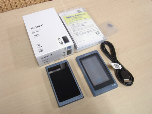 ソニー ウォークマン NW-A45 16GB ムーンリットブルー ラバーケース付 南12条店
