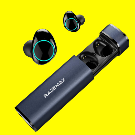 格安販売♪【Bluetooth5.0進化版】完全ワイヤレス イヤホン Bluetooth イヤホン Rademax ブルートゥースイヤフォン 高音質 自動ペアリング ワンボタンタッチ操作 充電ケース付き 片耳/両耳モード スポーツイヤホン 防水IPX5 カナル型 ヘッドセット マイク内蔵 ハンズフリー通話 iPhone Android対応