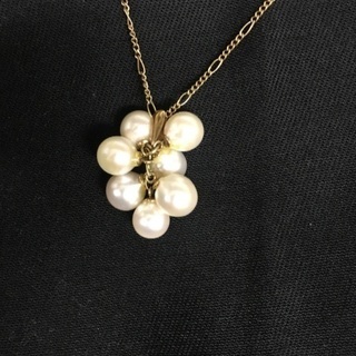 k18 本真珠 ネックレス 18金 チェーン