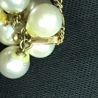 k18 本真珠 ネックレス 18金 チェーン