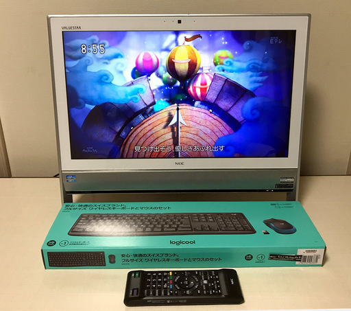 すぐつく快適!ぱっと観テレビ! YAMAHAスピーカー NEC VN770/J 高性能 Core i7 第3世代 大容量 2TB メモリ8GB Windows10 リモコン付き