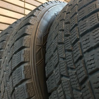 美品！155/6514ダイハツ純正アルミ付スタッドレスグッドイヤーアイスナビ6　4本セット　タント、ムーブ、ウェイク、ミラ