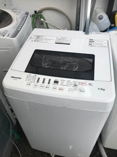 ハイセンス  2016年製  4.5キロ 洗濯機
