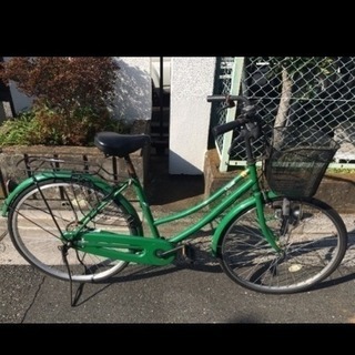 【商談中】中古自転車グリーン26型