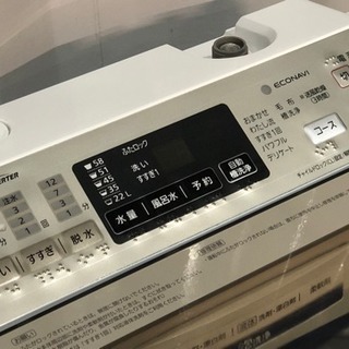 美品！パナソニック 洗濯機◇9㎏◇2015年製◇エコナビ◇自動槽洗浄◇即効泡洗浄◇送風乾燥◇NA-FA90H1