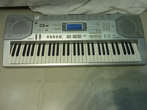 ■Q78■CASIO CTK-800 キーボード オルガン 電子ピアノ 楽器 カシオ 61鍵盤