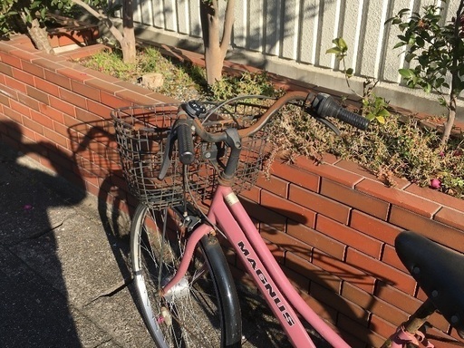 配達あり 松戸市 中古自転車 あずき色 6段ギア 26インチ (chariyoshy 