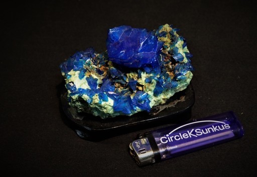 胆礬　総重量3５5ｇ　chalcanthite　鉱物標本