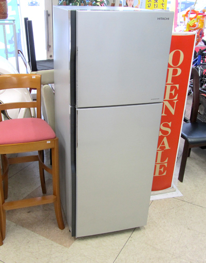 2016年製 日立 2ドア冷蔵庫 203L R-20FA 200Lクラス 中型 右開き