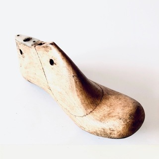 アンティーク靴木型　ナチュラル