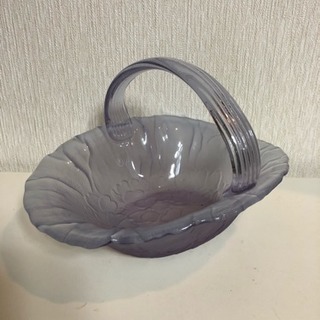 ④ガラスカゴ風のお皿