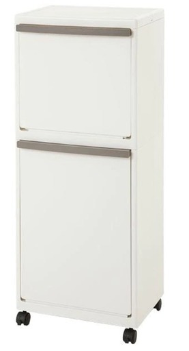 【送料無料】Loft 2段式 分別ゴミ箱 キャスター付き