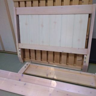 ニトリ木製シングルベッド