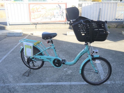 アサヒ ママフレ 2018年購入品  206 グリーン 美品！ 子供同乗自転車