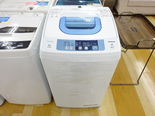 安心の1年保証付！2015年製HITACHI　5.0kg全自動洗濯機【トレファク　岸和田】
