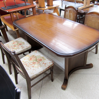 【送料込】飛翔産業 キツツキ アンティーク ダイニングテーブル 昭和レトロ 送料込】飛翔産業 キツツキ アンティーク ダイニングテーブル