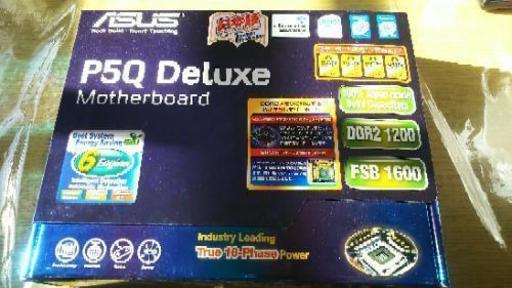 P5Q Deluxe + Intel Q9650 CPU（クーラー付き）のセット