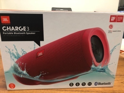 JBL CHARGE 3 赤 Bluetooth スピーカー