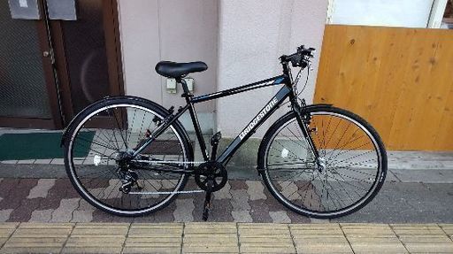 超美品☆☆BRIDGESTONE TBI(ティビーワン)27吋 クロスバイク アルミ/7speed/ブラック