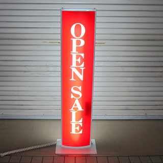「OPEN SALE」オープンセール 電飾サイン 案内スタンド ...