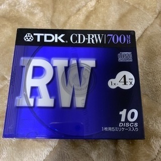 TDK CD-RW 700MB 10枚 未使用品