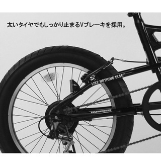 折りたたみ自転車  HUMMER(ハマー) FDB206FAT-BIKE【新品.未使用】