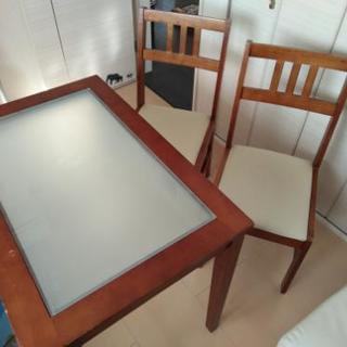 【完売】二人用テーブル&椅子セット