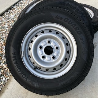 ●165/80R13 スタッドレスタイヤ４本セットバリ溝9部山