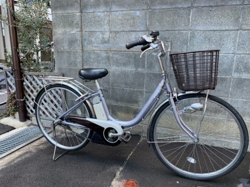 ★お買い得★   電動自転車  ヤマハ  PAS26インチ  4Ah  うす紫 色