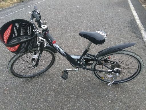 変速6段　LED ◆22インチ子供自転車　綺麗です◆