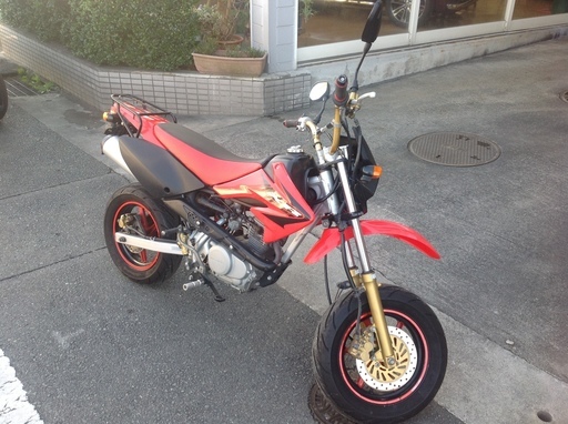 XR50 モタード  FフォークO/H済み カーボンシート多数使用 シート張替え