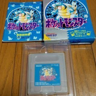 ※売却済み ポケットモンスター青 Ver ゲームボーイソフト[中古]