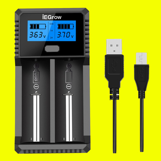 格安販売♪iEGrow ZH221C 18650 充電器 USB...