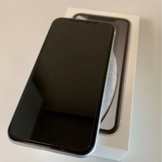新品 未使用 iPhoneXR 128GBホワイト ロック解除 残債なし