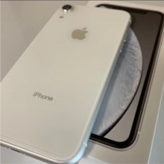 新品 未使用 iPhoneXR 128GBホワイト ロック解除 残債なし