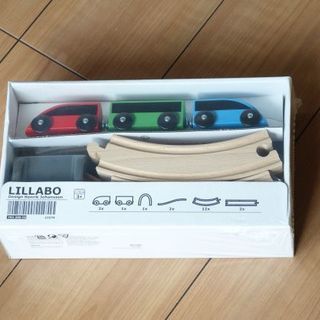 【新品　あげます】IKEA　木製レールセット【LILLABO】列...