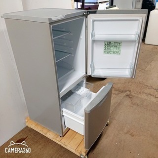 S09 2016年製 パナソニック 138L 2ドア冷蔵庫 NR-B148W-S