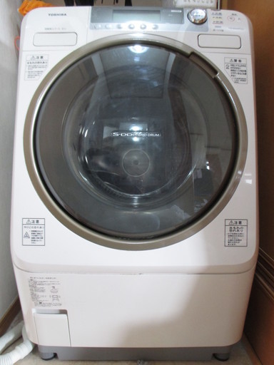 東芝ドラム式乾燥洗濯機　洗濯9キロ　乾燥6キロ