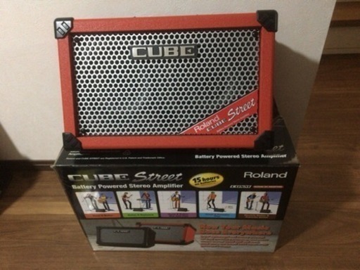 値下げ中❗️ 【ケース付】Roland CUBE Street 路上ライブアンプ ☆限定2セットのみ☆専用ケースセットの路上ライブ定番