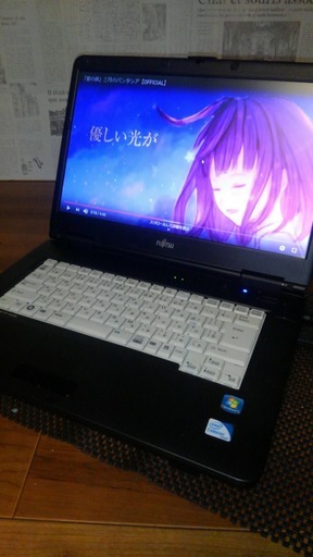 全品歳末セール中　代引き可　富士通製　ノートパソコン　LIFEBOOK　A8290 　最新OS　WINDOWS10　home 64bit 搭載　15.6インチ大画面　DVD鑑賞　YOUTUBE動画　音楽鑑賞　GoogleChrome　ITUNES　OPENOFFICE　VLCmediaplayerインストール済　すぐに使える USBWIFI付き